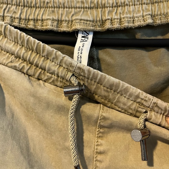 ZARA- GREEN/OLIVE JOGGING PANTS SIZE M - Picture 5 of 5